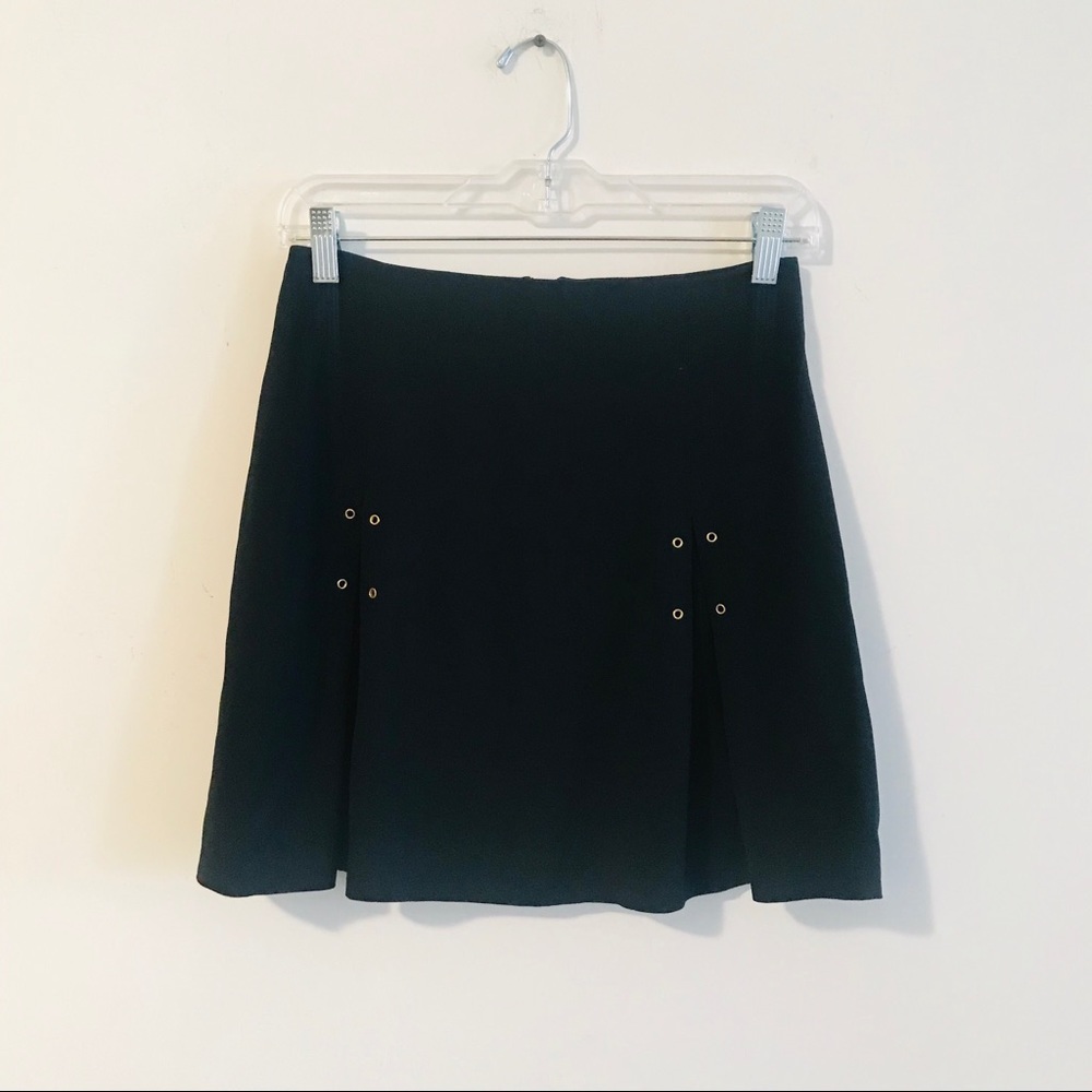 Versace black mini skirt high waist